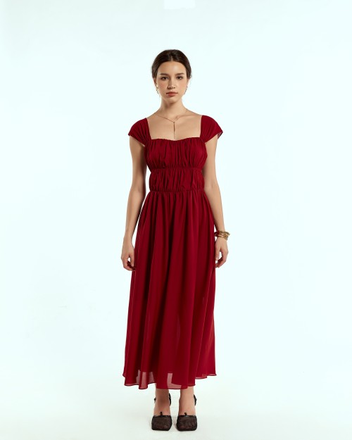 Sixdo SIXDO Woven Flared Dress for Women